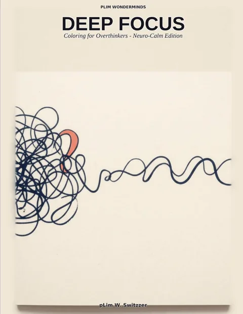 Deep Focus: Coloring for Overthinkers — Neuro-Calm Edition — cover