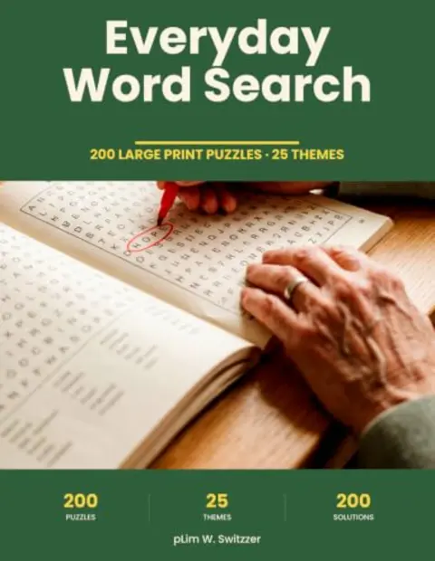 Everyday Word Search: 200 Large Print Puzzles, 25 Everyday Themes — cover