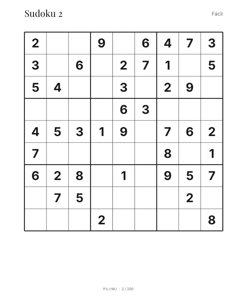Sudoku XXL · 200 Puzzles Relajantes — 1