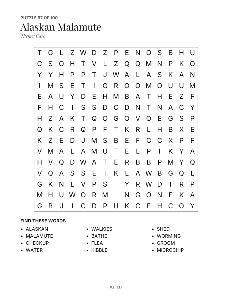 Word Search for Dog Lovers · Large Print — 3