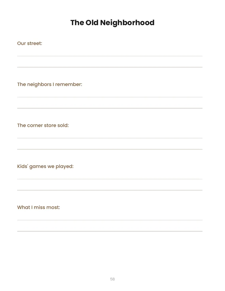 Memory Lane Activity Book — 3