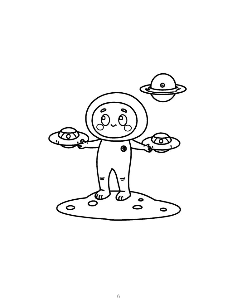 Solar System Coloring Book for Kids — 1